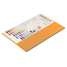 종이문화 다빈치엠보 두꺼운 양면엠보싱지 180g No 15 오렌지, 12개