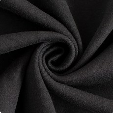 棉質 So Sweet 40支 雙面針織布料, 黑色