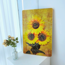 Kuching island. 加大款 錢如雨下 財富滿滿 致富畫框 直式 5 黃金滿滿 向日葵, 金色