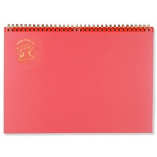 RIHOON 線圈行程規劃本, 紅色, 1入