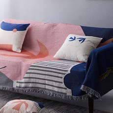 Living Museum 雙面可水洗圖案露營聚酯纖維毯