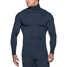 tesla 男款臉部面罩高領長袖T恤