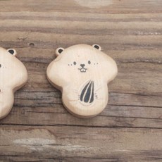 Coco Mart 兔子倉鼠磁鐵擺件 廚房裝飾 2入, 種子倉鼠