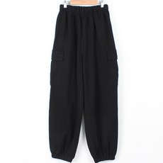 플레이즈 남성용 스트링 밴딩 카고포켓 조거 트레이닝 팬츠