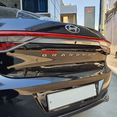 BibleAUTO 汽車字樣徽章 適用 The New Grandeur (2019年12月) 紅色, 新輝煌 2019 年 12 月