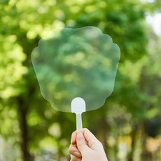 아트조이 DIY 부채 만들기 파초, 투명, 10개