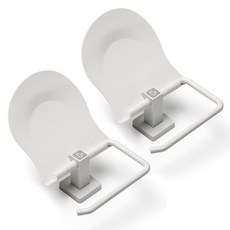 MONACO OLIVE LIVING CAT 免打孔簡約蓋衛生紙架 2入, 白色, 1個