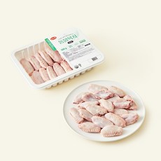 한강씨엠 동물복지 인증 닭아랫날개 윙 (냉장), 500g, 1개