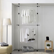 UPGRADE 經濟實惠款 25mm 2層固定式衣架, 象牙白