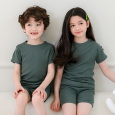 bonumam 兒童星糖羅紋家居服