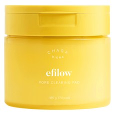 efilow 樺褐孔菌微生態毛孔淨化調理棉片 180克, 1個, 70張