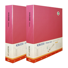 Wiz Office Noble 3孔活頁夾 3cm, 粉紅色, 2個