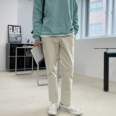 Meosidda 大尺碼 5色 側邊鬆緊帶 標準棉褲