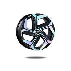 벤딕트 차량용 알로이 휠 홀로그램 스티커, 휀더/램프