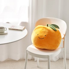 룸앤홈 말랑 과일 쿠션, 오렌지