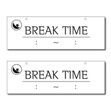 Petit Fancy 食物指示牌 F4429, 2個, BREAK TIME