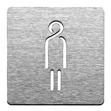 디자인 아크릴 남성용 화장실 표지판 GPR001