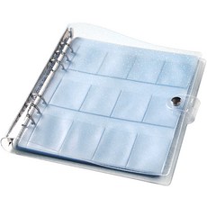 2Youngdesign 6孔亮片卡冊, 透明, 10張, 1本