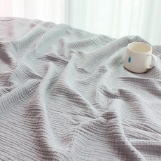 Lily Fabric 有機 Fiesta 三重楊柳紗布, 灰色