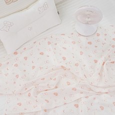 이몽 유아용 리본 인견 블랭킷, 핑크