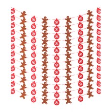 派對朋友毛氈雪人餅乾掛旗, 混色