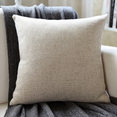 卡里斯摩登素色布藝抱枕套