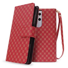 The N Fit 皮革彩視窗腕帶書本式手機殼