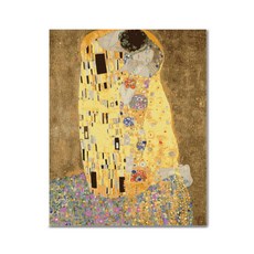 ADICO DIY 寶石十字繡 克林姆的吻 40 x 50 cm BF12, 混合色