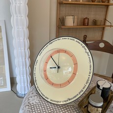 미드센츄리 아트 돔 벽걸이 시계, B