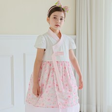 HARANG HANBOK 兒童木槿花連身裙