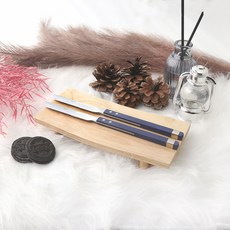 Bogen 方形索倫餐具餐刀, 寶石藍, 2個