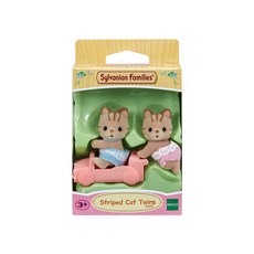 Sylvanian Families 森林家族 條紋貓雙胞胎公仔組, 1組
