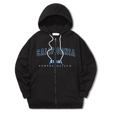 ILLUSO 男女通用 加州USA 柔軟特級雙面棉連帽拉鍊外套