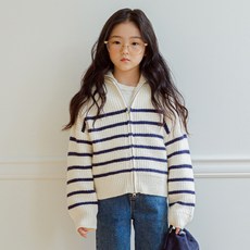 Stylenoriter 兒童款Rico針織拉鍊開襟衫