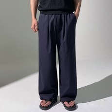 JHSTYLE 亞麻細褶寬版透氣長褲 JHROK591