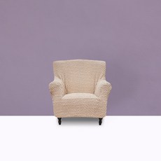 소파스킨스 발렌시아 소파커버 1인용, 라이트베이지