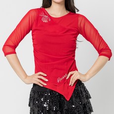 DANCEDOME 熱件雙三通 LDT24200, 紅色的