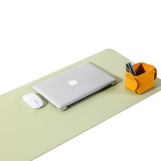 LAPTOOL 軟木大型寬版書桌墊, 柔和綠