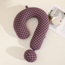 제넷 물음표 사무실 낮잠 베개, 퍼플