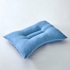 팜데코 어라 낮은 베개솜, 블루, 1개