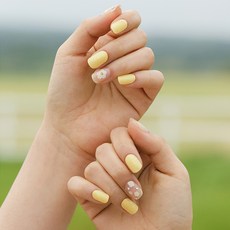 ZINIPIN 造型美甲貼 微笑花朵款, 混色, 1組