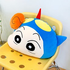 蠟筆小新 麻糬臉型抱枕 動感超人 小葵, 藍色等