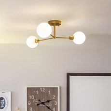 熱銷照明幾何3燈筒燈 B31012GD, 黃金, 1個