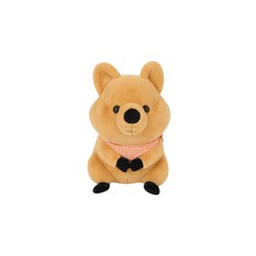 모찌타운 플로피 쿼카 인형 S, 18cm, BROWN, 1개