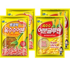 토코텍 옥어텐 떡밥 옥수수어분 2p + 옥수수 어분글루텐 2p 세트, 1세트