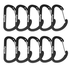 라이프백 아웃도어 레인보우 카라비너 10p, 01