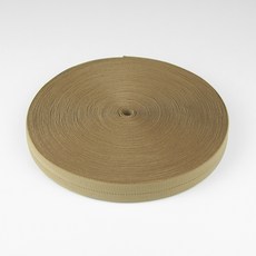 包邊彈性人字紋摺疊帶 20mm, 20 淺棕色, 1個