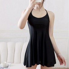 soleil 女款繞頸傘狀連身泳衣