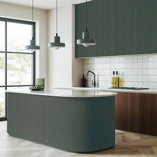 SHEET NARA 直條紋壁貼, 深綠色