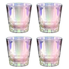 巴倫皮尼 極光燒酒杯 4入, 4個, 多色